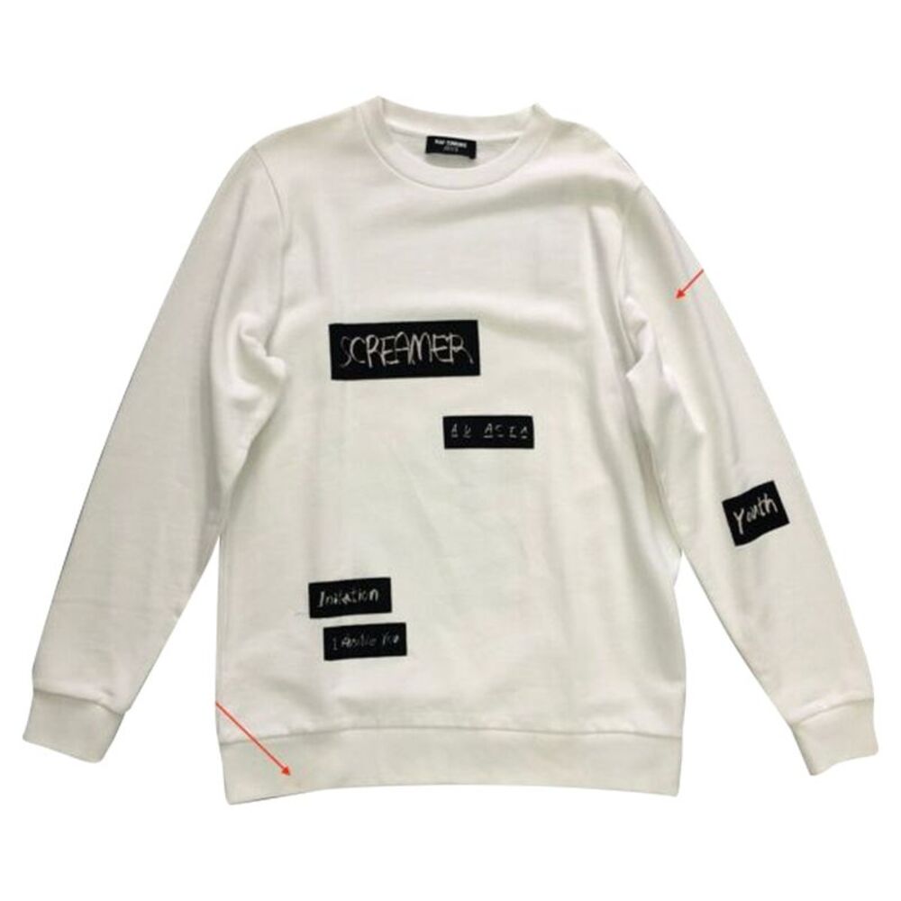 Raf Simons x Joyce abstract patchwork cotton swea… - image 6